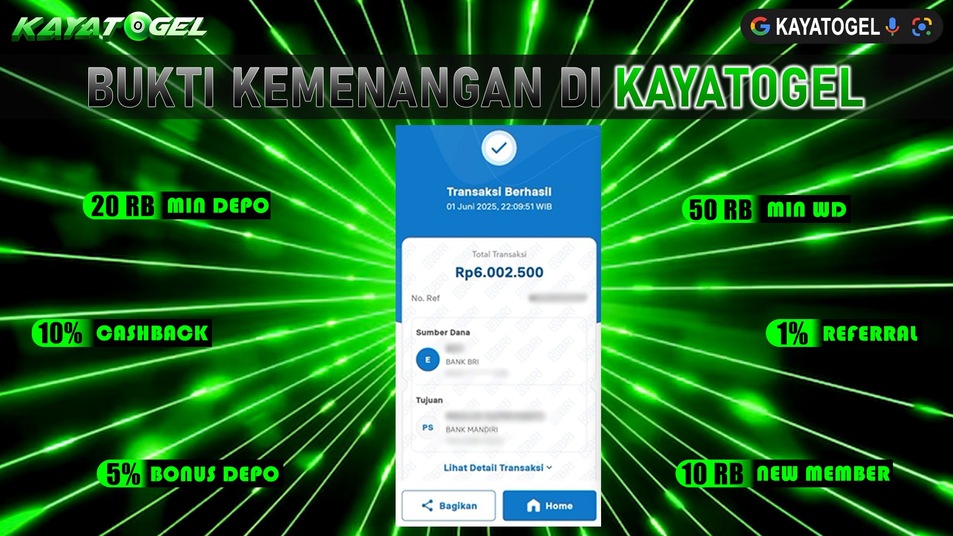 KAYATOGEL JACKPOT TOGEL PASARAN MADAGASCAR Rp.6.002.500.,- LUNAS