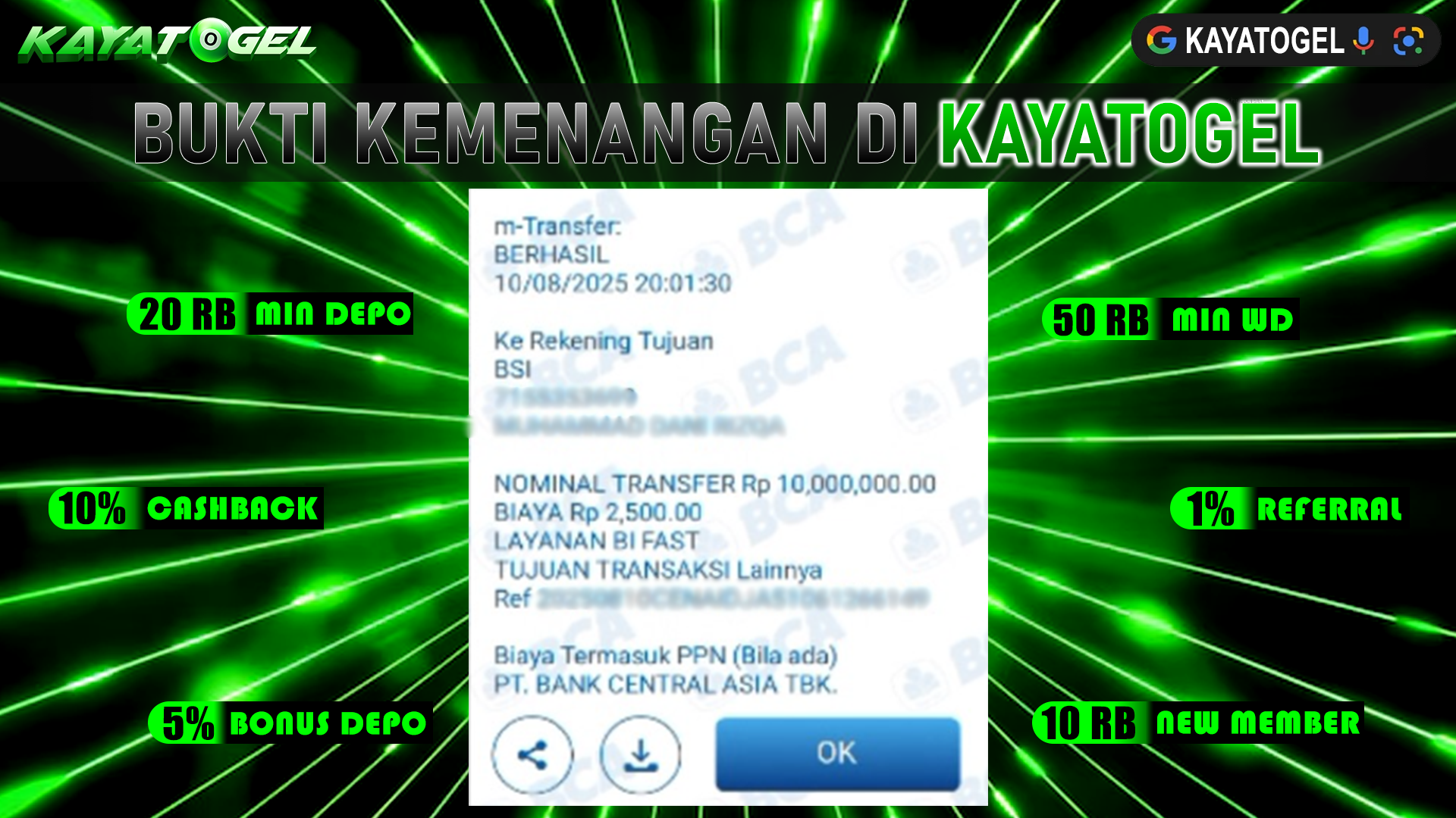 KAYATOGEL JACKPOT SLOT 5000X MANIA Rp.10.000.000.,- LUNAS
