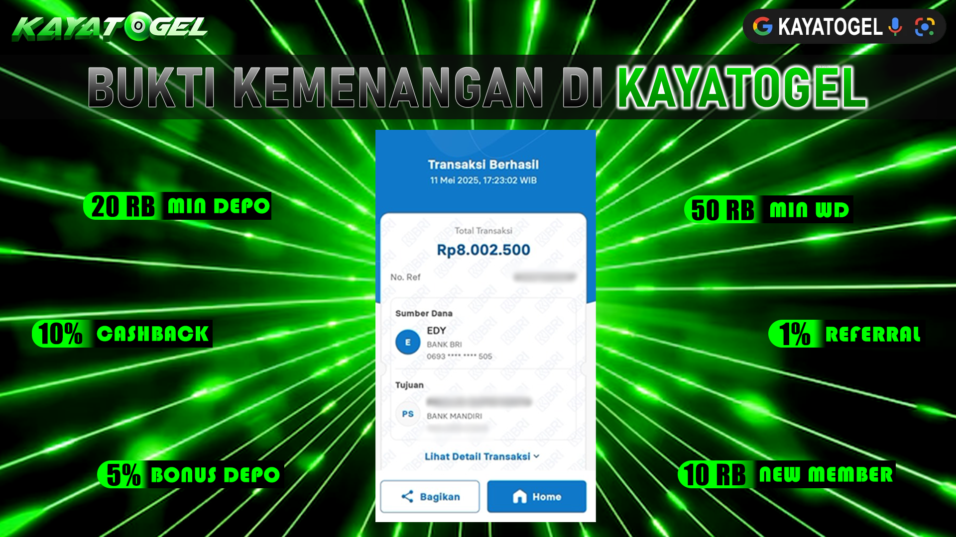 KAYATOGEL JACKPOT TOGEL PASARAN WENZHOULOTTO Rp.8.002.500.,- LUNAS