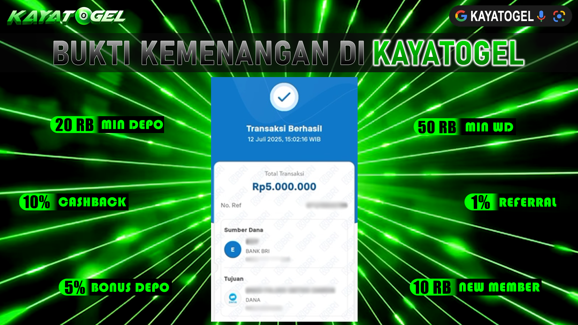 KAYATOGEL JACKPOT SLOT FORTUNE RABBIT Rp.5.000.000.,- LUNAS