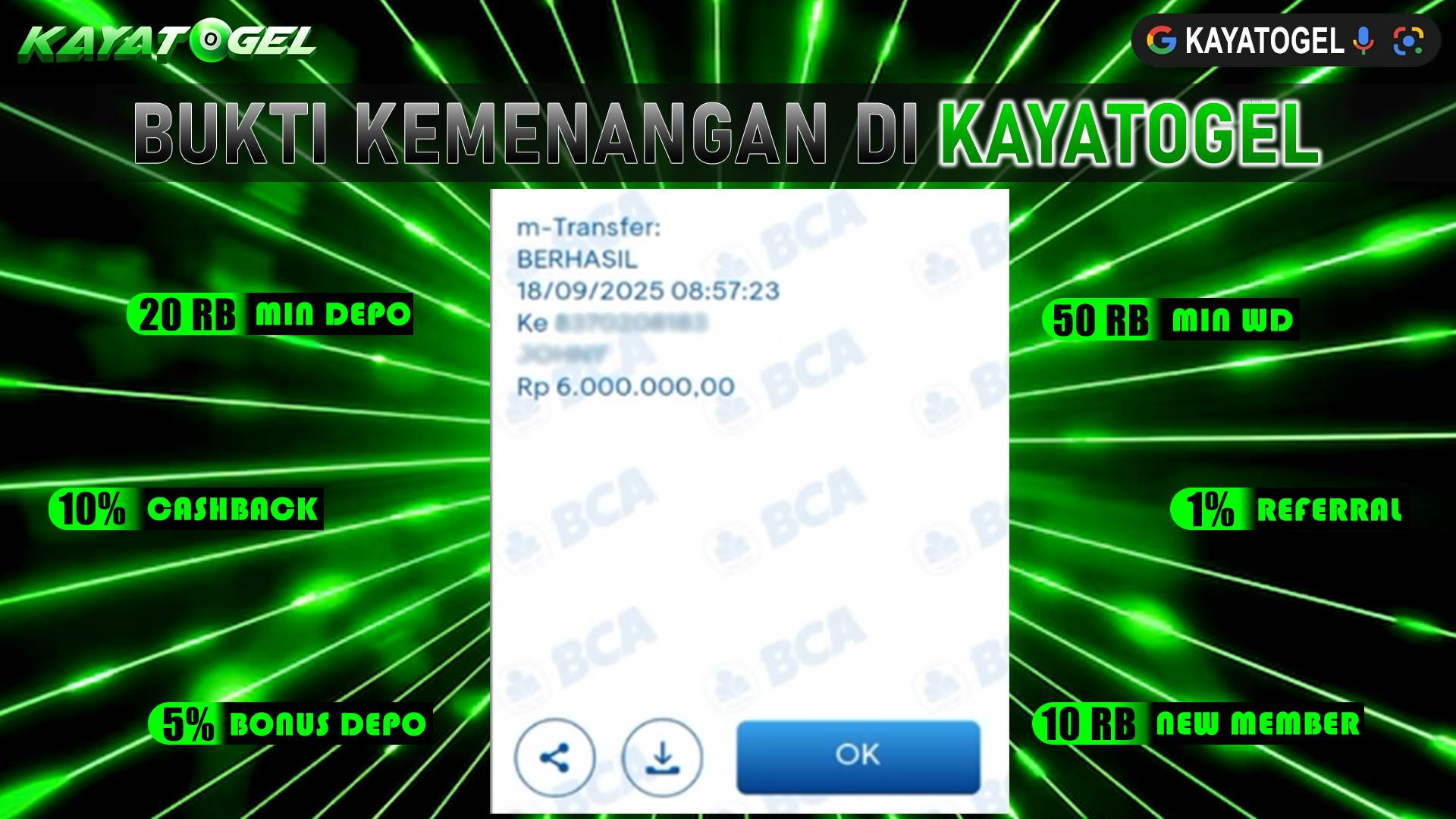 KAYATOGEL JACKPOT SLOT JACKPOT BLAZE Rp.6.000.000.,- LUNAS
